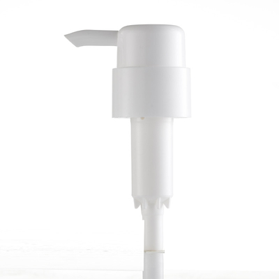 Pompe en plastique d'émulsion de main d'aseptisant de pompe de ressort externe blanc fait sur commande de tête