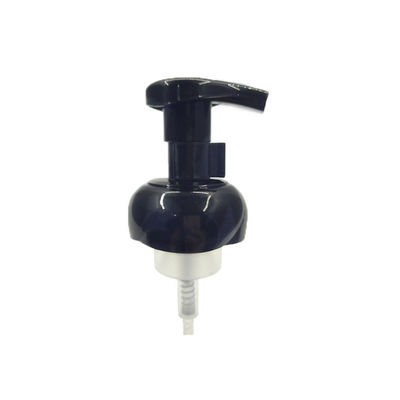 Pompe noire réutilisable de distributeur de savon, pompe de distributeur de lavage de main de 43mm