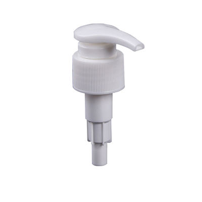 pompe en plastique de lotion du ressort 316SS blanc de 24mm pour des bouteilles d'ANIMAL FAMILIER