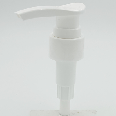 Tête blanche de pompe de distributeur de lotion avec 28 dents pour se baigner