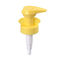 Double mur d'agrafe de lotion de pompe en plastique jaune de distributeur avec la tête spéciale de pompe