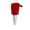 Pompe en plastique de distributeur de bouteille de la serrure 24/410 rouge de vis pour le savon de lavage de corps