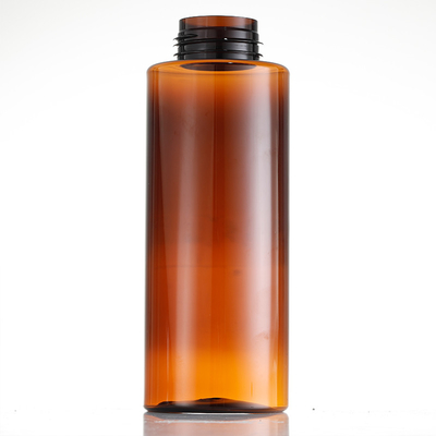 emballage de beauté de lait de 500ml Amber Plastic Bottle For Bath