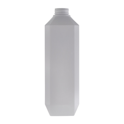 Cheveux de shampooing de la lotion 700ml de bouteille en plastique transparente noire blanche en gros de pompe et bouteille carrés de Bath de conditionneur