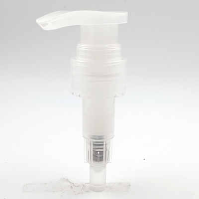 Pompe en plastique lisse transparente d'émulsion pour la bouteille 28/410 de cosmétiques