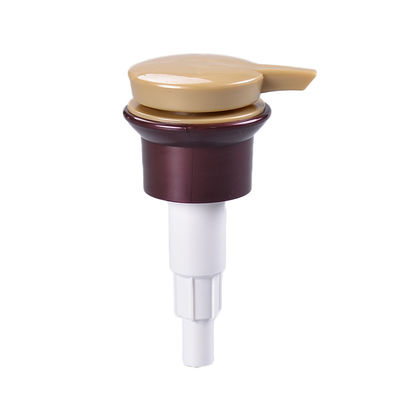 Pompe en plastique semblante ronde de distributeur de lotion pour le produit de lavage de corps